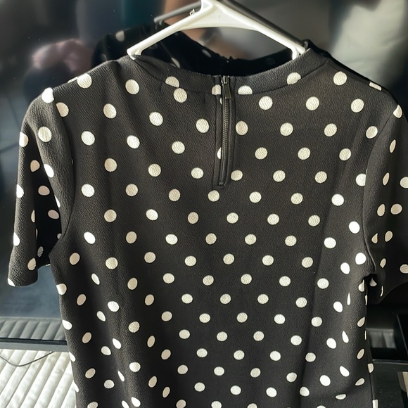 Forever 21 black and white polka dot dress. Super cute and flattering. - Picture 3 of 3